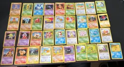 Job Lot x37 Pokemon Base Set 2 Cards NM - LP Condition - No Duplicates - Image 1