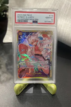 Monkey D Luffy OP05-119 SEC PSA 10 One Piece Card Game Awakening Of The New Era - Image 1