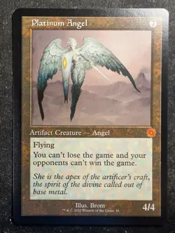 Platinum Angel - Retro Frame - The Brothers' War (MTG) - Image 1