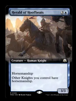 Herald of Hoofbeats (Extended Art) 109 R Commander: March of the Machine - Image 1
