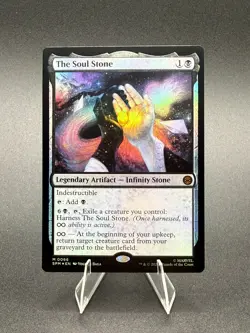 The Soul Stone FOIL 66 Marvel's Spider-Man SPM MTG Mythic Unplayed Mint Infinity - Image 1