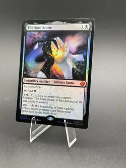The Soul Stone FOIL 66 Marvel's Spider-Man SPM MTG Mythic Unplayed Mint Infinity - Image 2