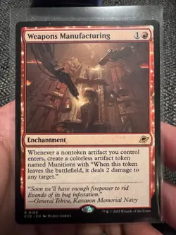 Weapons Manufacturing Rare Magic The Gathering TCG Edge Of Eternities 168 - Image 1