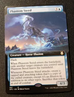Phantom Steed - Extended Art - AFC - MTG - EN - NM - 287 - Image 1