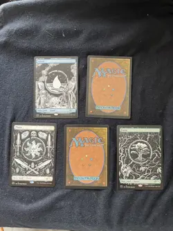 Magic the Gathering Secret Lairs Basic Lands Complete Set NM - Image 1