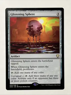 MTG Glistening Sphere - Phyrexia: All Will Be One Commander #020 - Image 1