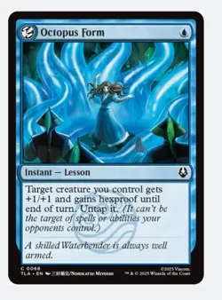 Octopus Form | MTG TLA Avatar | Blue Instant Lesson Hexproof Untap | NM - Image 1