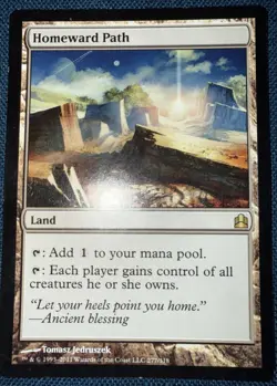 Homeward Path Commander Regular, Lightly played, Very Good Condition - Image 1