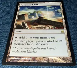Homeward Path Commander Regular, Lightly played, Very Good Condition - Image 2