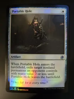 Portable Hole NM FOIL Adventures in the Forgotten Realms Regular MTG FREE SHIP - Image 1