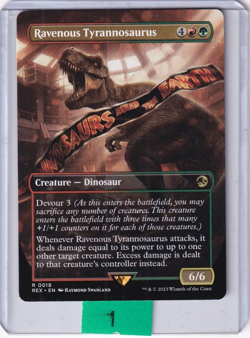 Ravenous Tyrannosaurus (Borderless)* Jurassic World Collection MTG - Image 1