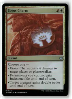 Boros Charm Foundations Foil MTG Magic NM - Image 1