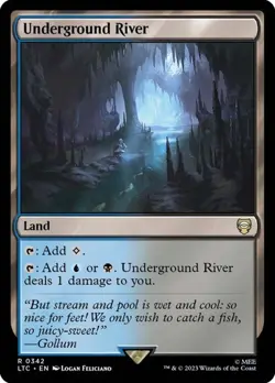 MTG - Underground River - Lord of the Rings Commander - Magic the Gathering - Image 1