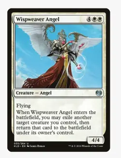 Wispweaver Angel | MTG KLD | Angel Flyer ETB Blink Flicker EDH | LP - Image 1