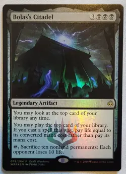 MTG Magic [x1] Bolas's Citadel [x1] FOIL PROMO (Draft Weekend) M/NM - Image 1