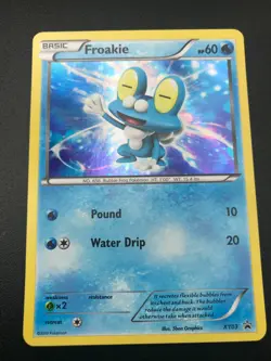 Froakie XY03 HOLO RARE Starter Black Star Promo Pokemon Card TCG NM 2013 - Image 1