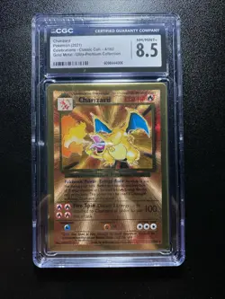 2021 Pokemon Celebrations Classic Collection Charizard 4/102 Gold Metal CGC 8.5 - Image 1