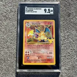 2021 Pokemon Celebrations Charizard #4/102 Classic Collection Holo SGC 9.5 - Image 1