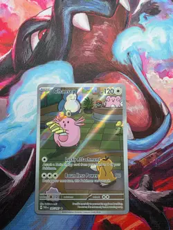 Chansey 187/167 - SV06: Twilight Masquerade (TWM) IR Pokemon TCG NM - Image 1