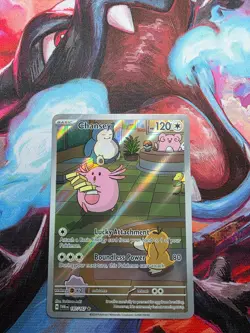 Chansey 187/167 - SV06: Twilight Masquerade (TWM) IR Pokemon TCG NM - Image 3