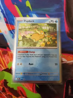 Psyduck Pokemon TCG 2025 #007 Mega Evolutions Black Star Promo Cosmos Holo - Image 1