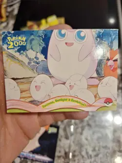 Success, Sunlight & EvolutionU Pokemon Topps Movie 2000 Blue Logo NM - Image 1