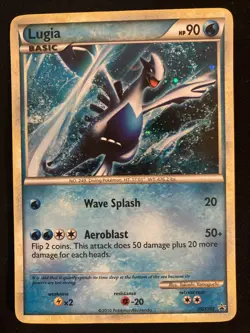 Pokemon TCG Lugia HGSS02 Black Star Promo Holo Rare NM - Image 1
