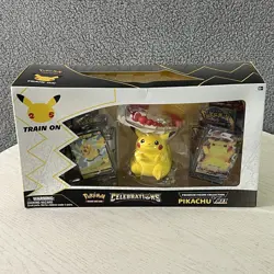 Pokemon Celebrations Premium Figure Collection Pikachu VMAX 25th Anniversary New 820650809408 - Image 1