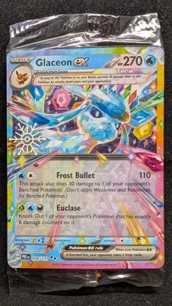 Glaceon ex 026/131 - Holiday Calendar (Sealed) Stamped Holo NM Pokemon TCG - Image 1