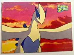 Checklist Lugia - Pokemon Topps The Movie 2000 - Blue Logo - Non-Holo NM - Image 1