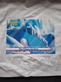 The Titans Awaken #63 - Pokemon Topps Movie 2000 - Blue Logo - Non-Holo NM - Image 1