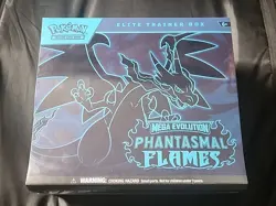 Pokemon TCG Mega Evolution Phantasmal Flames ETB *Slight Tear In Seal* - Image 1