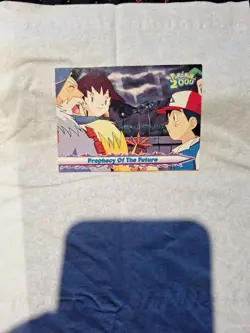 Prophecy of the Future #23 - Pokemon Topps The Movie - Blue Logo - Non-Holo NM - Image 1