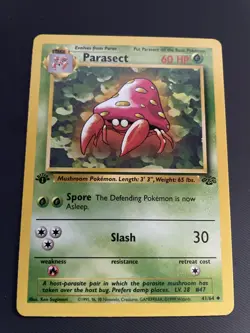 PARASECT UNCO - POKEMON 41/64 JUNGLE 1ST EXCELLENT ETAT VERSION US - Image 1