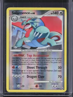 Pokemon Platinum Arceus #8/99 Salamence Reverse Holo Rare - Image 1