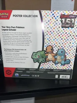 Pokemon TCG Scarlet & Violet - 151 Poster Collection Box - New Sealed - Image 2