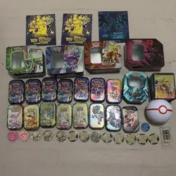 Pokemon Empty Collector Tins lot NO PACKS - Image 1