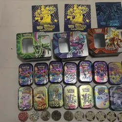 Pokemon Empty Collector Tins lot NO PACKS - Image 2
