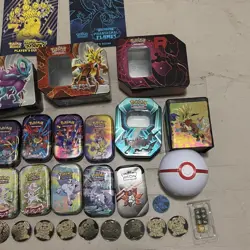 Pokemon Empty Collector Tins lot NO PACKS - Image 3