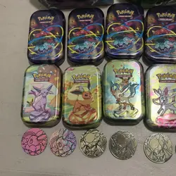 Pokemon Empty Collector Tins lot NO PACKS - Image 4