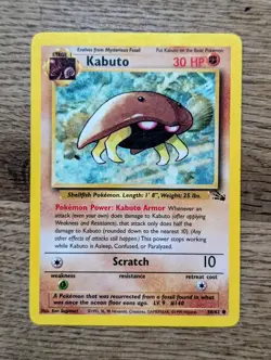 Kabuto - 50/62 1999-2000 Pokemon TCG Fossil Regular NM/LP - Image 1