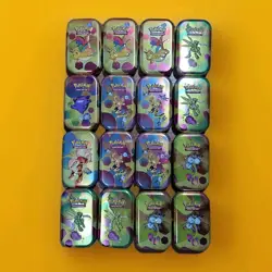 Empty Pokemon 151 Mini Tin 16 Lot - Includes Art and Coins (NO PACKS) - Image 1