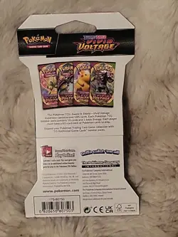 Pokemon Pikachu Sleeved Booster Pack 2020 Sword & Shield Vivid Voltage Pokemon 820650807503 - Image 3