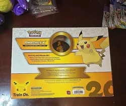 Pokemon TCG 2016 Pikachu EX Red & Blue Collection Box - Factory Sealed Box - Image 5