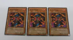 3x FLAME RULER MONSTER PLAYSET UNLIMITED EDITION FET-EN031 COMMON YUGIOH NM - Image 1
