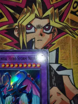 Elemental Hero Storm Neos ptdn-en043 1st Edition (MP/HP) Super Rare Yu-Gi-Oh! - Image 2
