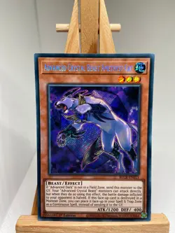 Advanced Crystal Beast Amethyst Cat - Secret Rare 1st Ed. BLCR-EN011 NM YuGiOh - Image 1