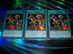 3x Reasoning 1st Edition Super Rare RA01-EN052 Yu-Gi-Oh! - Image 1