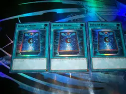 3x Book of Moon 1st Edition Ultra Rare RA02-EN050 Yu-Gi-Oh! - Image 1