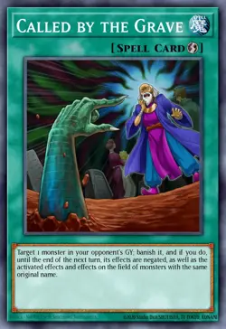 Yugioh L5DD-ENY27 - Called by the Grave - Common - Image 1